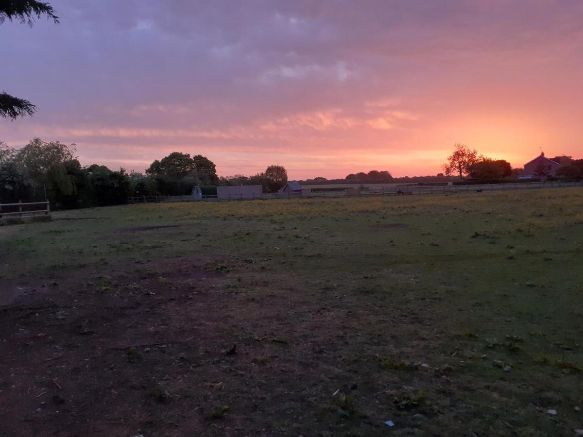 Glamping In Wiltshire In Our Luxury Shepherds Hut Chippenham  Eksteriør bilde